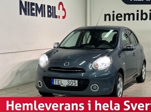 Nissan Micra1.2 Mvärm GPS Farthållare Kamkedja S V-hjul 2011, Halvkombi