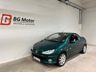 Peugeot 206 CC 1.6 Roland Garros Cabriolet 109hk 4-Sits