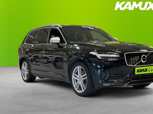 Volvo XC90D5 AWD R-design B&W HuD Drag Minnestolar 7-sits 2016, SUV