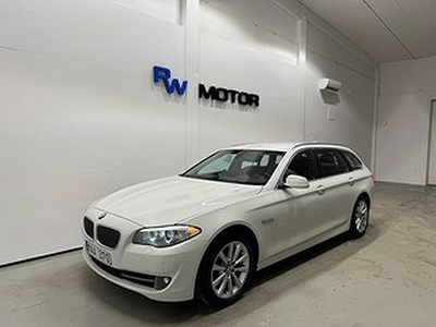 BMW 520 d Touring Steptronic 184hk Dragkrok Helskinn PDC