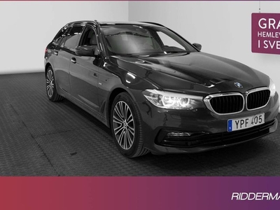 BMW 520d xDrive Sportline Shadow Värm Skinn Navi Dragkrok 2018, Kombi