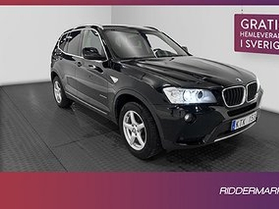 BMW X3 xDrive20d 184hk P-Sensorer Dragkrok Välservad