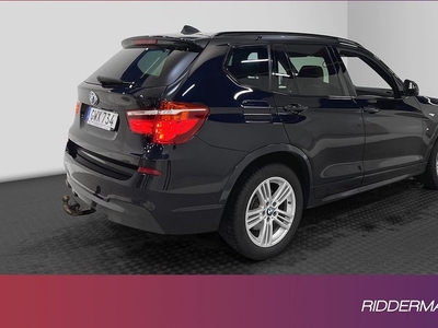 BMW X3xDrive20d M-Sport HUD M-Värm B-Kamera Navi Drag 2017, SUV