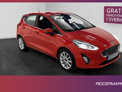 Ford Fiesta 1.0 EcoBoost 100hk CarPlay Sensorer Lågmilad