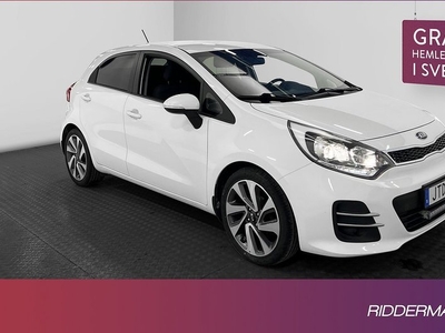 Kia Rio1.2 CVVT GLS Kamera Navi Rattvärme Välservad 2015, Halvkombi