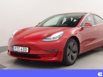 Tesla Model 3Long Range AWD Full FSD AP Pano V-hjul 2019, Halvkombi