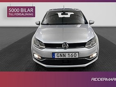 Volkswagen Polo 5-dörrar 1.2 90hk Comfort Sensorer Välservad