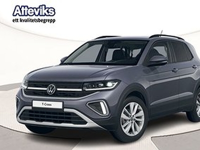 Volkswagen T-CROSS Edition TSI 115hk DSG Kamera Keyless Metallic