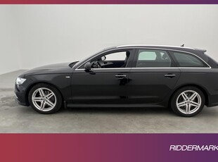 Audi A6 Avant TDI Q 190hk S-Line D-Värm 4-Zon Sensorer Drag