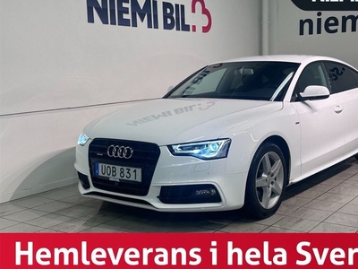 Audi A5Sportback 2.0 TFSI S-line MoK PDC Kamkedja S V-hjul 2015, Sportkupé