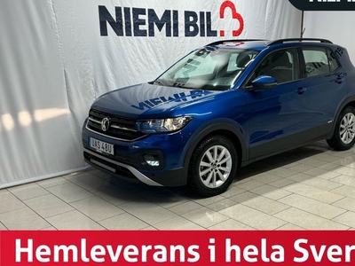 Volkswagen T-Cross1.0 TSI P-sens MoK Kamkedja S&V-däck 2020, Halvkombi