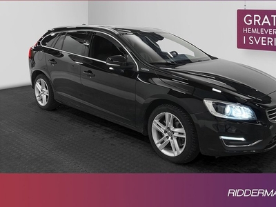 Volvo V60D5 Plug-in AWD Summum VOC Talucka Värm Navi 2016, Kombi