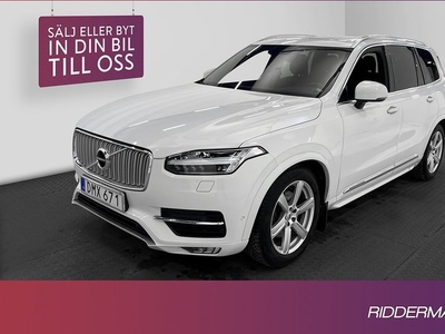 Volvo XC90D5 AWD Inscription 7-sits VOC Pano Luft BLIS Drag 2017, SUV