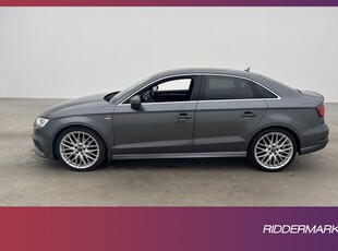 Audi A3 2.0 TDI Quattro 184hk S-Line B&O Navi Cockpit PDC