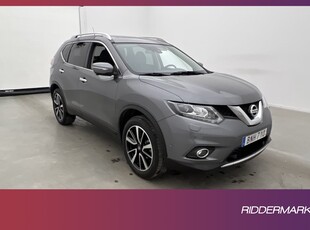 Nissan X-Trail dCi 130hk Tekna 7-sits Pano 360° Skinn Navi