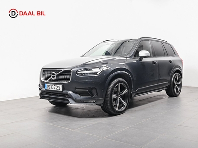 Volvo XC90 D5 AWD 225HK R-DESIGN 7-SITS PANO HUD NAVI DRAG