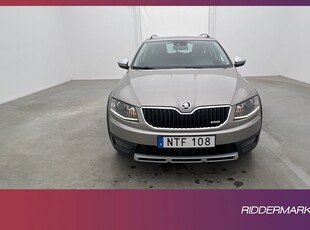 Skoda Octavia Scout TDI 4x4 184hk Värm Navi Drag Sensorer