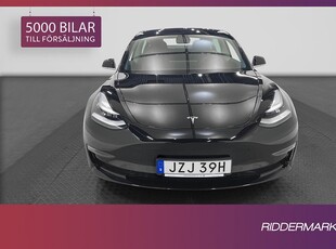 Tesla Model 3 Long Range 440hk Panorama Dragkrok Svensksåld