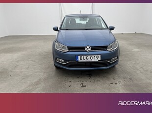 Volkswagen Polo 1.2 TSI 90hk Bluetooth Lågskatt 0,48L/Mil