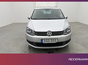 Volkswagen Sharan 2.0 TDI 140hk Premium 7-Sit Pano Värm Drag