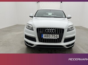 Audi Q7 3.0 TDI Q 204hk S-Line 7-Sits Värmare Sensorer Drag