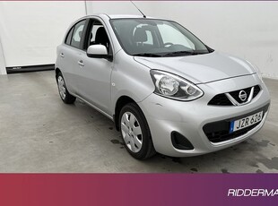 Nissan Micra1.2 CVT Acenta Värmare Farthållare Välserv 2016, Halvkombi