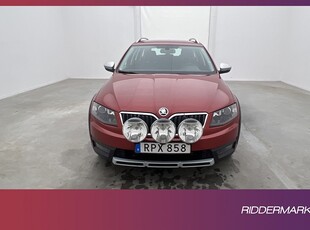 Skoda Octavia Scout 2.0 TDI 4x4 150hk Värmare Sensorer Drag