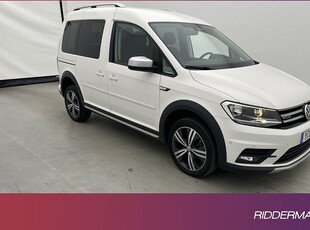 Volkswagen CaddyLife ALLTRACK 2.0TDI 4M Värmare Drag PDC 2016, Minibuss