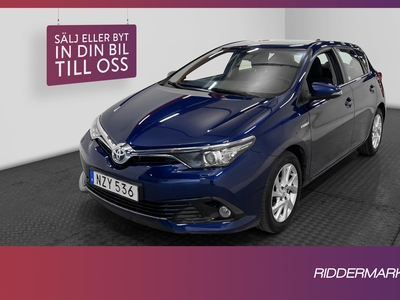 Toyota Auris Hybrid e-CVT 136hk Värmare Kamera Välservad