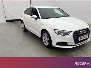 Audi A3Sportback 1.6 TDI Proline Sensorer Välservad 2017, Halvkombi