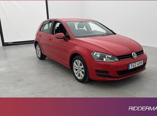 Volkswagen GolfTDI Style Värmare CarPlay Välservad 2017, Halvkombi