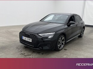 Audi A3Sportback 40 TFSI e S-Line Cockpit Kamera 2023, Halvkombi