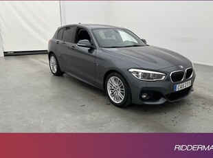 BMW 118i M Sport HiFi Sensorer Skinn Rattvärm Keyless 2019, Halvkombi