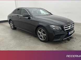 Mercedes E220Benz E 220 d 4M Sedan AMG Pano Burm Värm 360° 2020, Sedan