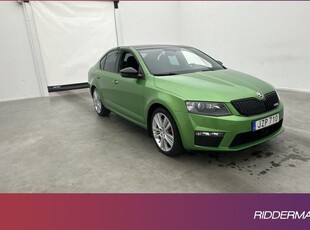 Skoda OctaviaRS Pano Canton Värmare Kamera Navi Drag 2016, Halvkombi