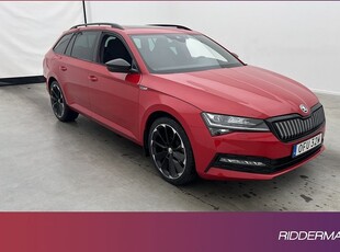 Skoda SuperbiV Plug-in SportLine Värm Pano Canton Drag 2021, Kombi