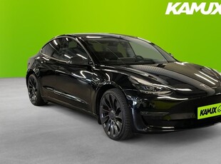 Tesla Model 3Performance AWD Pano Kamera Navi 2021, Halvkombi