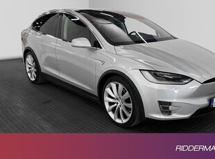 Tesla Model X75D AWD 6 Sits FREE SUPERCHARGE Svensksåld 2016, SUV