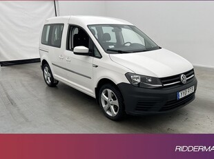 Volkswagen CaddyLife 2.0TDI Värmare PDC 5-Sits 1-Ägare 2019, Minibuss