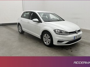 Volkswagen GolfTDI Värmare CarPlay Sensorer Välserv 2019, Halvkombi