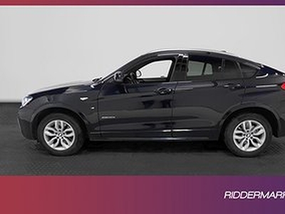 BMW X4 xDrive20d M Sport Värmare Kamera Skinn Drag Navi