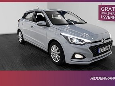 Hyundai i20 1.0 T-GDI 100hk Nordic Kamera CarPlay Välservad