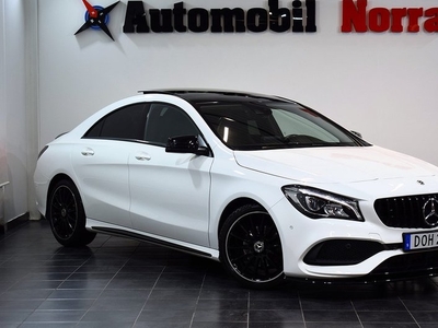 Mercedes CLA180Benz CLA 180 AMG Sport Aut Night Pkt 6. 2 års 2019, Sportkupé