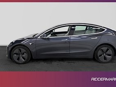 Tesla Model 3 Long Range AWD 440hk Svensksåld Ljus interiör