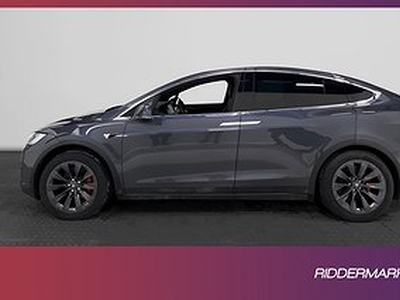 Tesla Model X Performance AWD Svensksåld 7 Sits FSD Dragkrok