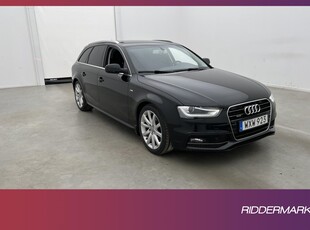 Audi A4 Avant TDI Quattro 190hk S-Line Navi Sensorer Drag