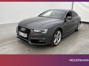 Audi A5 Sportback 170hk S-Line Navi Sensorer Halvskinn Drag