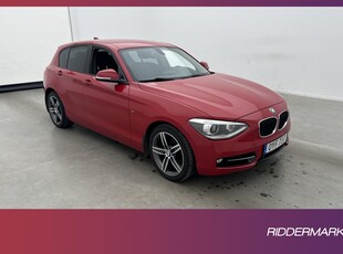 BMW 116 d 116hk Sport Line Sensorer Farthållare Keyless