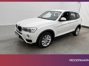 BMW X3 xDrive20d 190hk HiFi Kamera Halvskinn