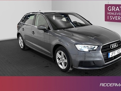 Audi A3Sportback 35 TFSI Proline Sensorer Adaptiv 2019, Halvkombi